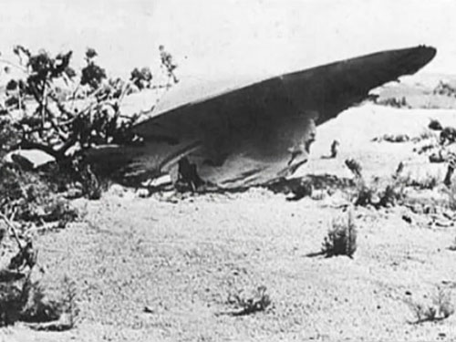 ロズウェルに墜落したUFOの流出写真