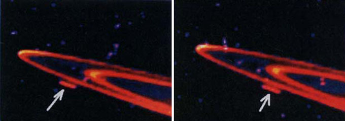 ハッブル宇宙望遠鏡が捉えた土星リングの巨大UFO
