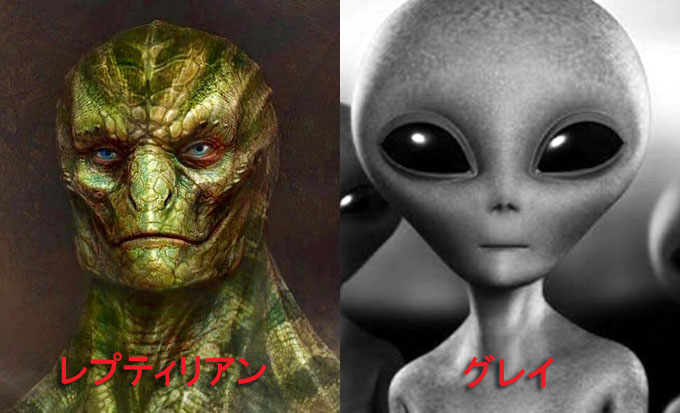 レプティリアンとグレイ